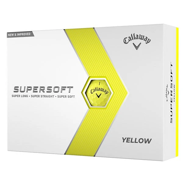 Callaway 2023 Supersoft Golf Balls - Yellow 3 Callaway 2023 Supersoft Golf Balls - Yellow