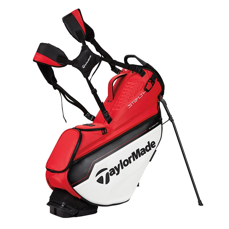 Taylormade 2023 Tour Stand Golf Bag - Red/White 3 Taylormade 2023 Tour Stand Golf Bag - Red/White