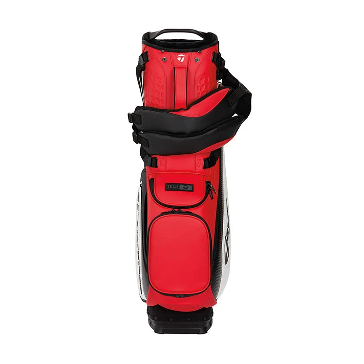 Taylormade 2023 Tour Stand Golf Bag - Red/White 6 Taylormade 2023 Tour Stand Golf Bag - Red/White - Image 4