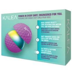 Taylormade Kalea Golf Balls - Purple -Golf Essentials Shop taylormade kalea purple 4
