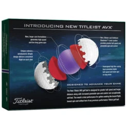 Titleist AVX Golf Balls -Golf Essentials Shop titleist AVX white 5 3