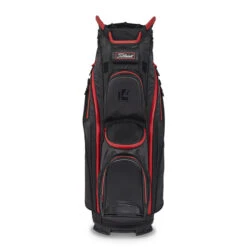 Titleist 2023 Cart 14 Stadry Golf Cart Bag - Black/Black/Red -Golf Essentials Shop titleist cart14 stadry black black red 3