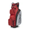 Titleist 2023 Cart 14 Stadry Golf Cart Bag - Red/Grey/Black -Golf Essentials Shop titleist cart14 stadry red grey black 1