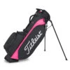 Titleist 2023 Players 4 Golf Stand Bag - Black/Candy -Golf Essentials Shop titleist players 4 golf bag black pink 1
