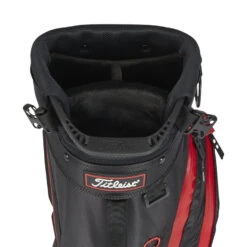 Titleist 2023 Players 4 Stadry Golf Stand Bag - Black/Black/Red 7 Titleist 2023 Players 4 Stadry Golf Stand Bag - Black/Black/Red -Golf Essentials Shop titleist players 4 stadry golf bag blk blk red 3