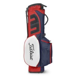 Titleist 2023 Players 4 Stadry Golf Stand Bag - Navy/White/Red -Golf Essentials Shop titleist players 4 stadry golf bag navy white red 3