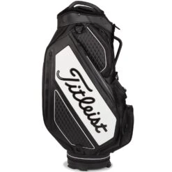 Titleist Tour Series Premium Stadry Golf Cart Bag - Black/White -Golf Essentials Shop titleist tour series prem stadry blk whi 3